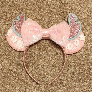 Pink Sequin Stitch Ears
